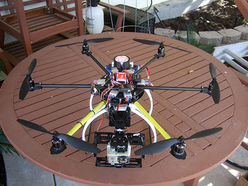 ATG 600-CRP Real Carbon Folding Frame Hex rotor Hexa Multi-copter - The Build