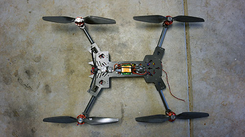HJ-H4 Reptile Quadcopter - The Build Part 1 - Naza M v2