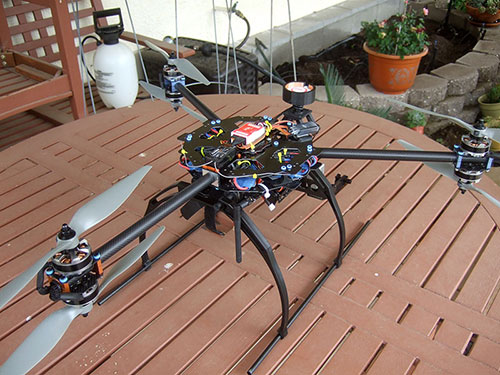 Tarot FY680 3K Pure Carbon Fiber Full Folding Hexacopter 680mm Converted to a Y6