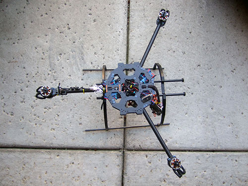 Tarot FY680 3K Pure Carbon Fiber Full Folding Hexacopter 680mm Converted to a Y6