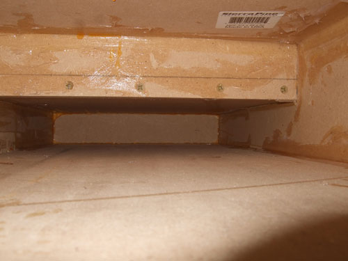 Custom subwoofer enclosure - from the inside